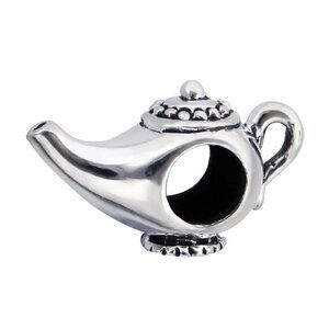 Sterling Silver Genie Lamp Charm Bead